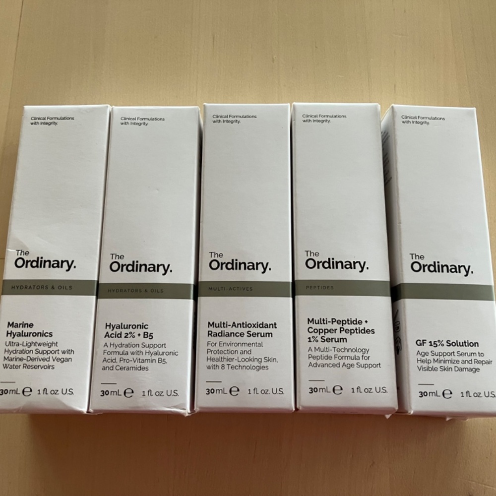 BNIB The Ordinary Bundle of 5 + The Anything Pouch - Picture 2 of 14